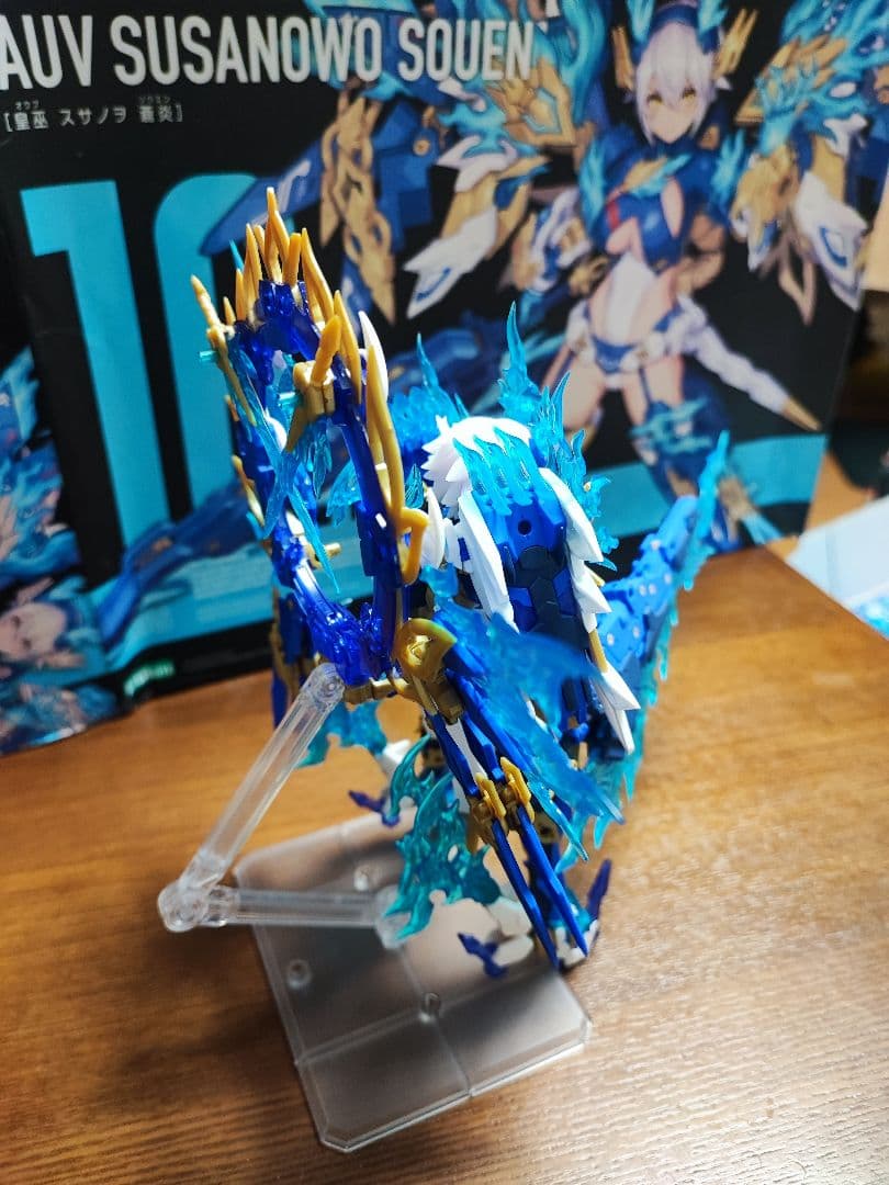 コトブキヤ メガミデバイス 皇巫 スサノヲ 蒼炎 完成品