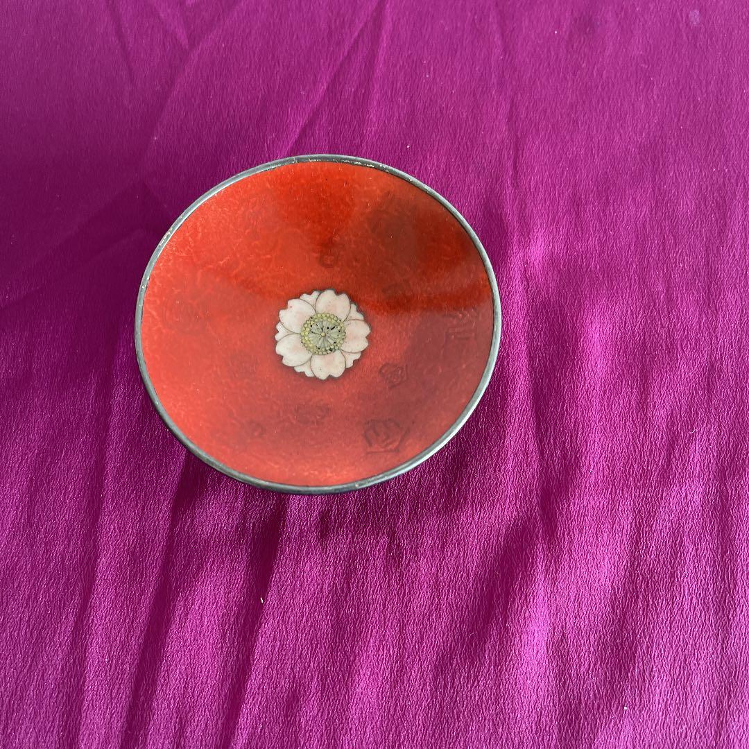 征清従軍祈念盃　七宝焼き