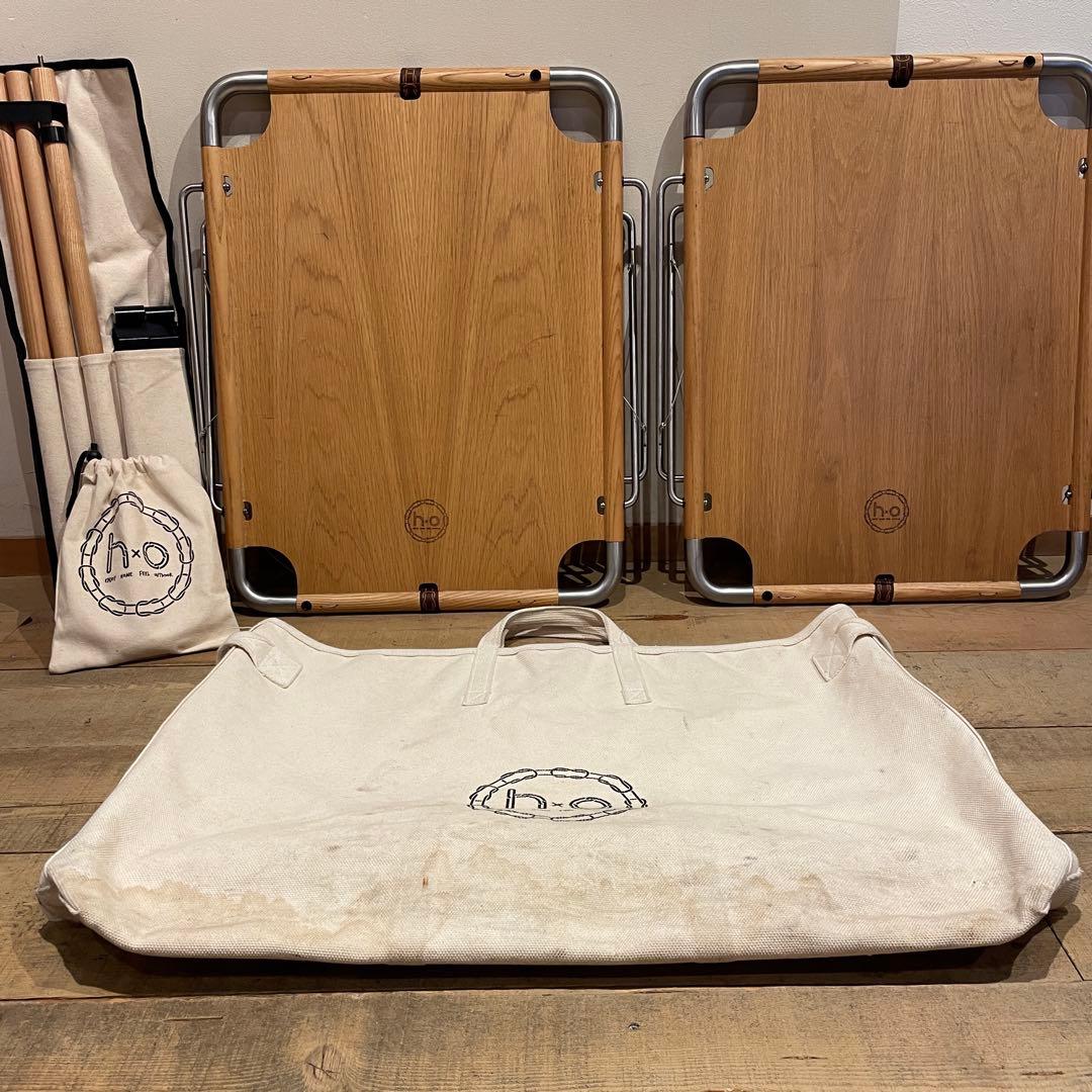 【週末限定値下】 hxo designモジュラーテーブルナチュラルセット