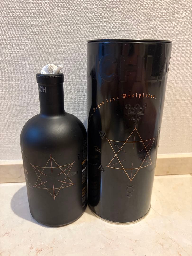 ブルイックラディ ブラックアート 1990 エディション 空瓶　空箱