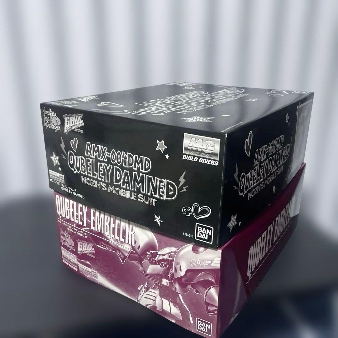 MG1/100キュベレダムドと、MG1/100キュベレアンベリールの 2セット