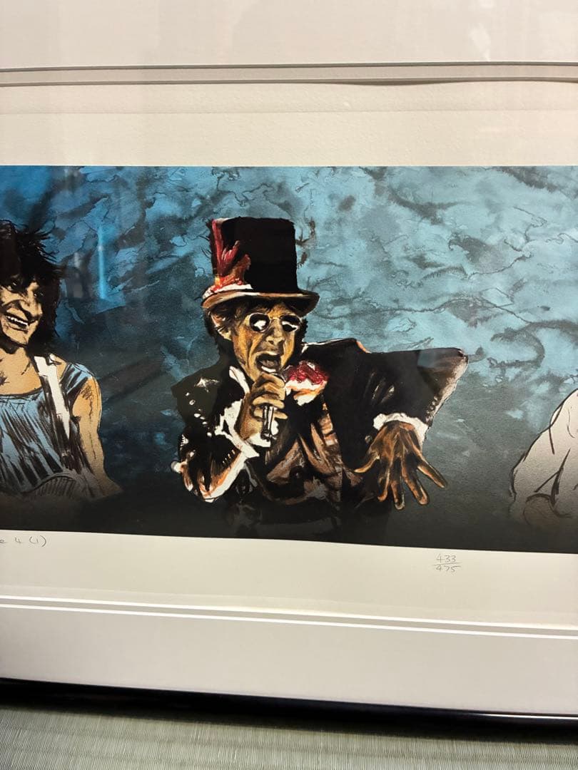 ザ·ローリングストーンズ　リトグラフ　 ロンウッド作