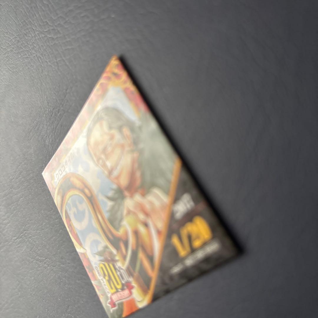 麦わらストア　365日　ステッカー　クロコダイル 20周年記念シール 1/20