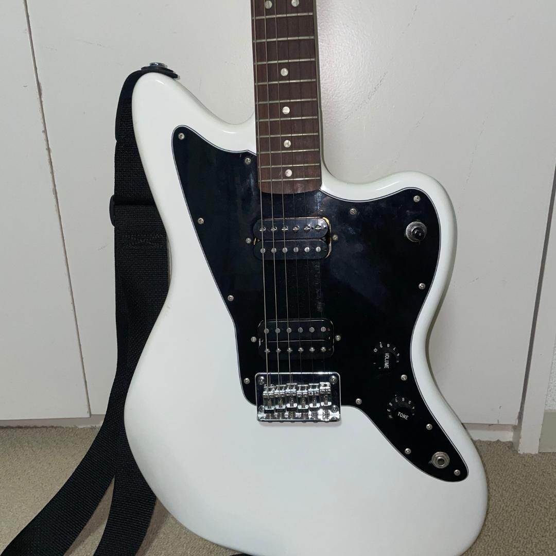 美品 Squier Jazzmaster スクワイヤー ジャズマスター ホワイト