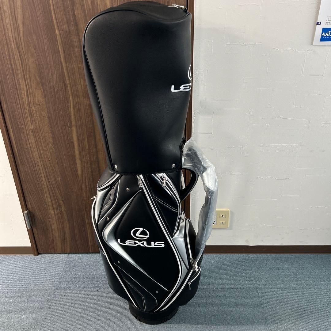 LEXUS キャディバッグ ブラック/シルバー
