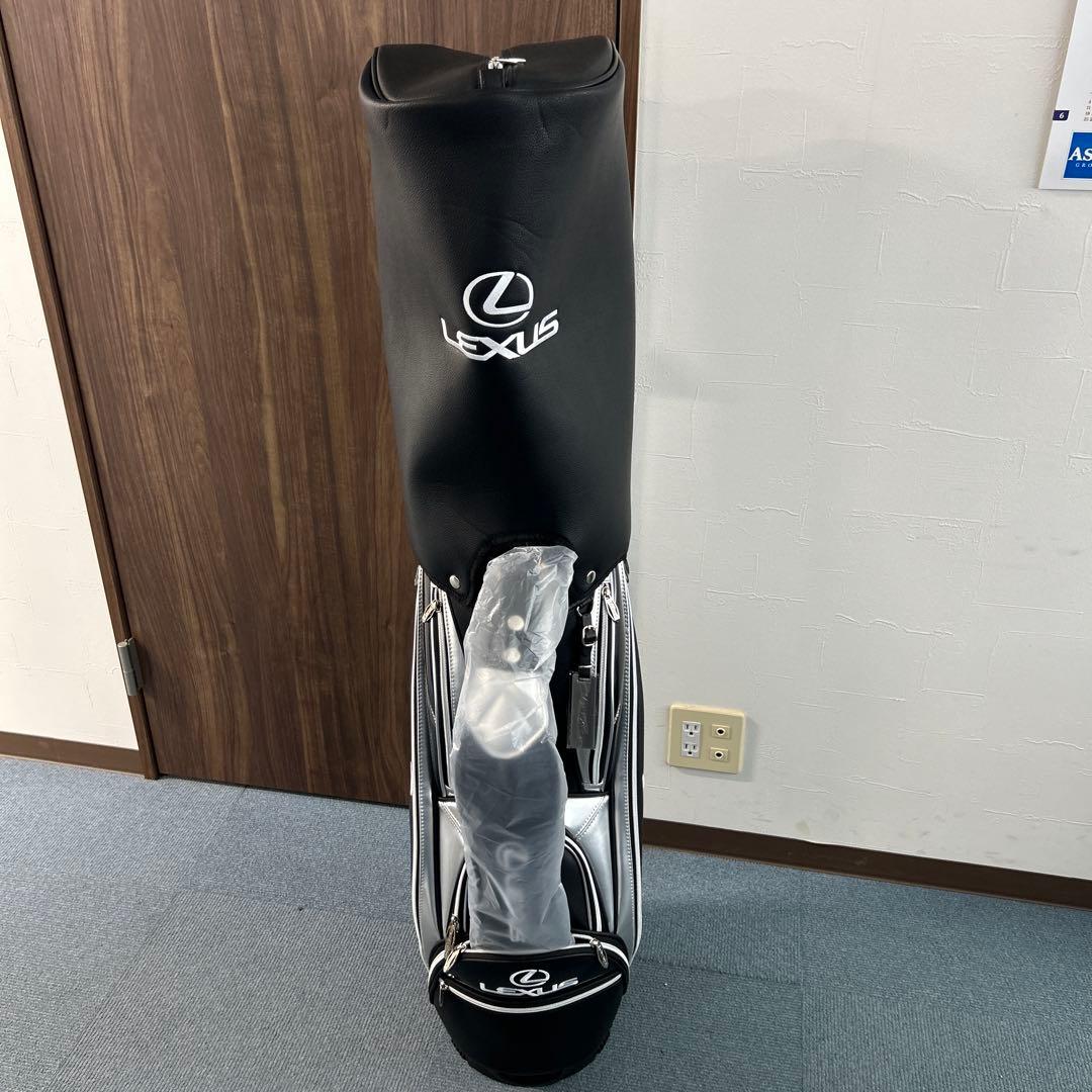 LEXUS キャディバッグ ブラック/シルバー