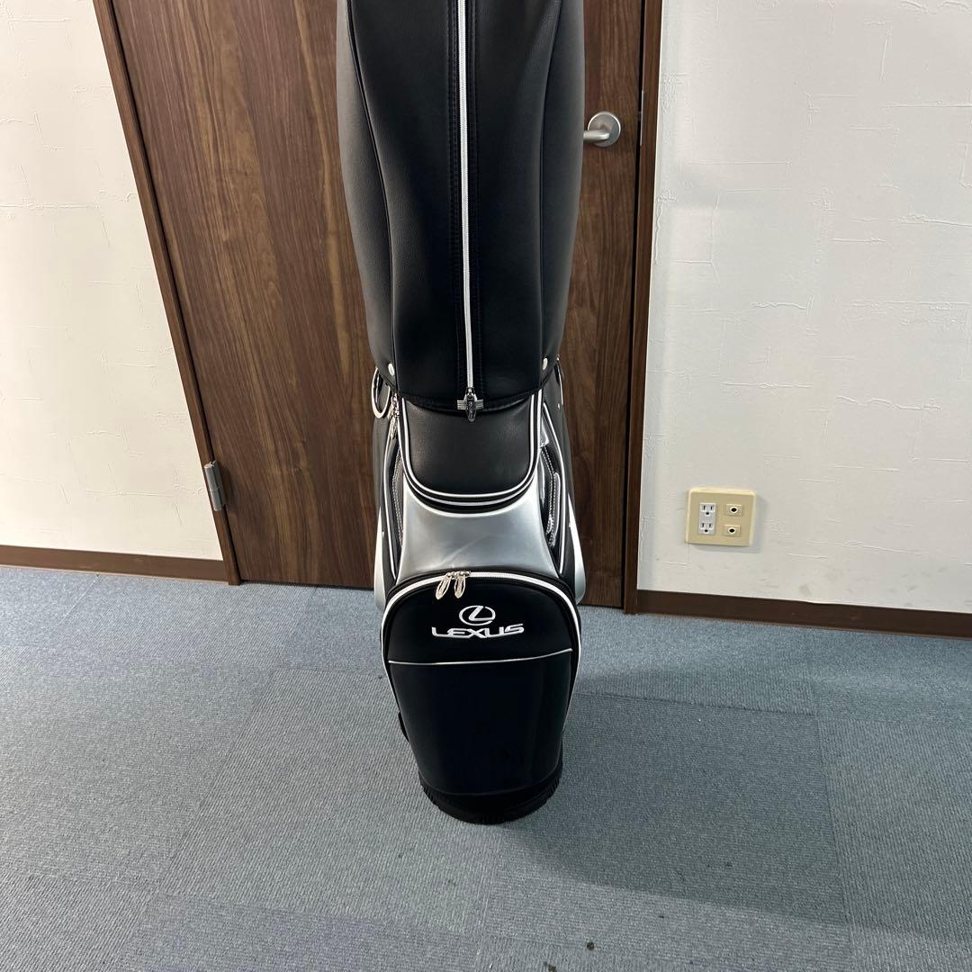 LEXUS キャディバッグ ブラック/シルバー