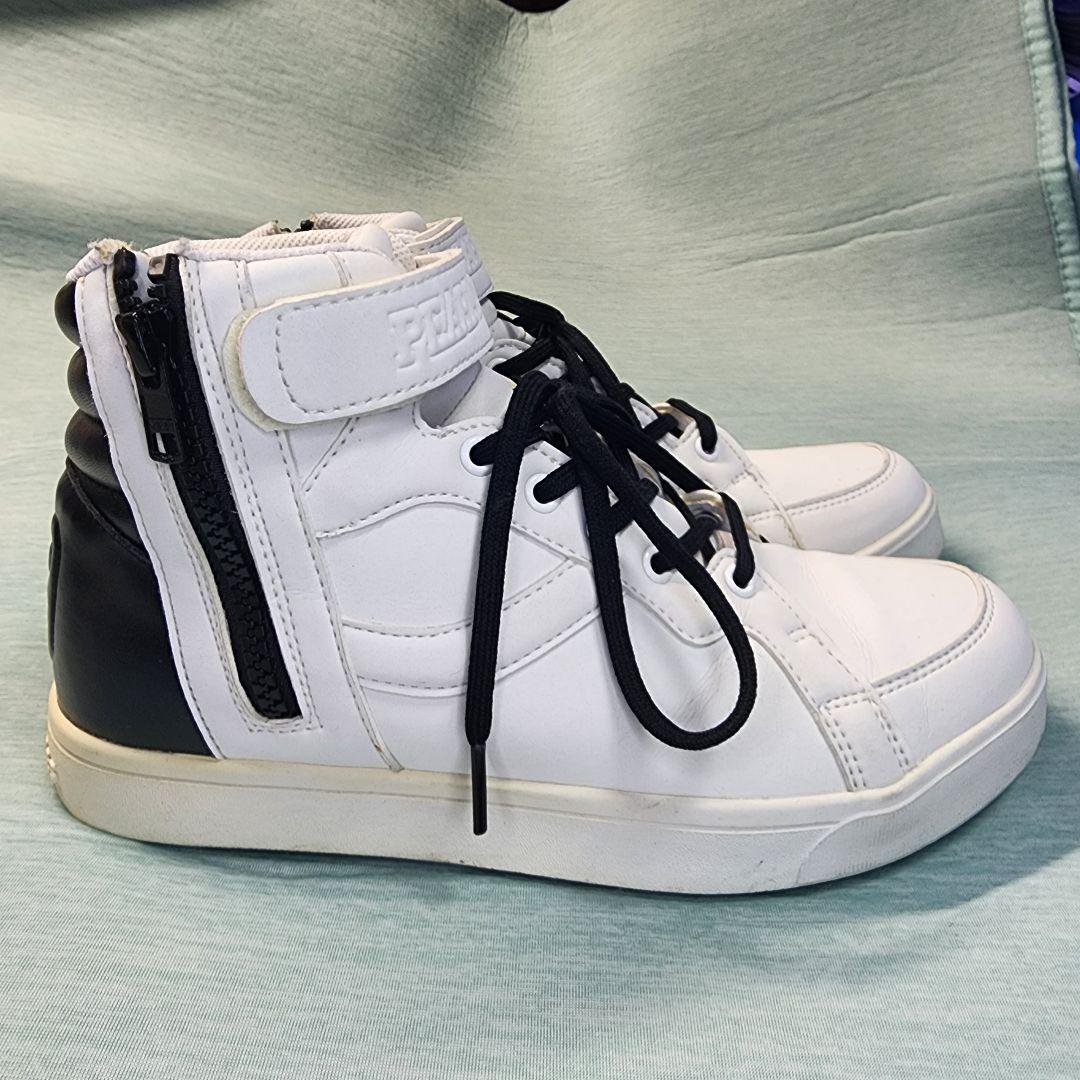 【美品】パーリーゲイツ ゴルフシューズ レディース ハイカット 23.5cm