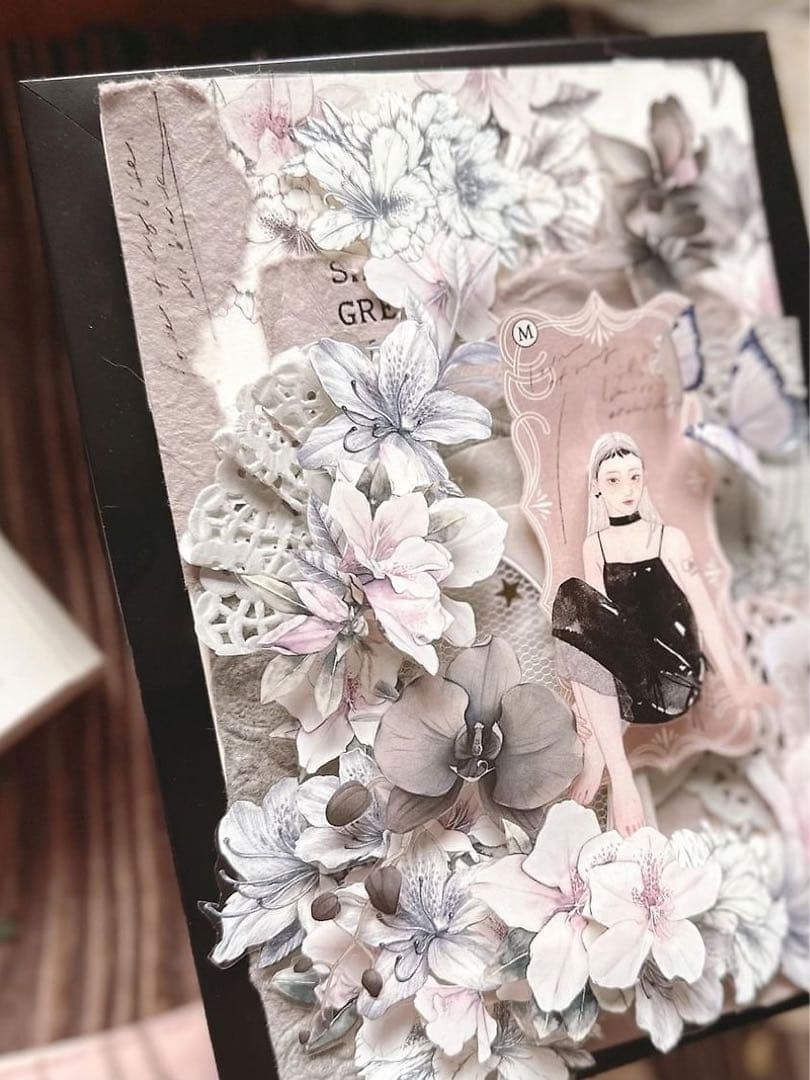 ⭐️SALE⭐️ 《ツツジ》海外マスキングテープ　マステ 【1708】