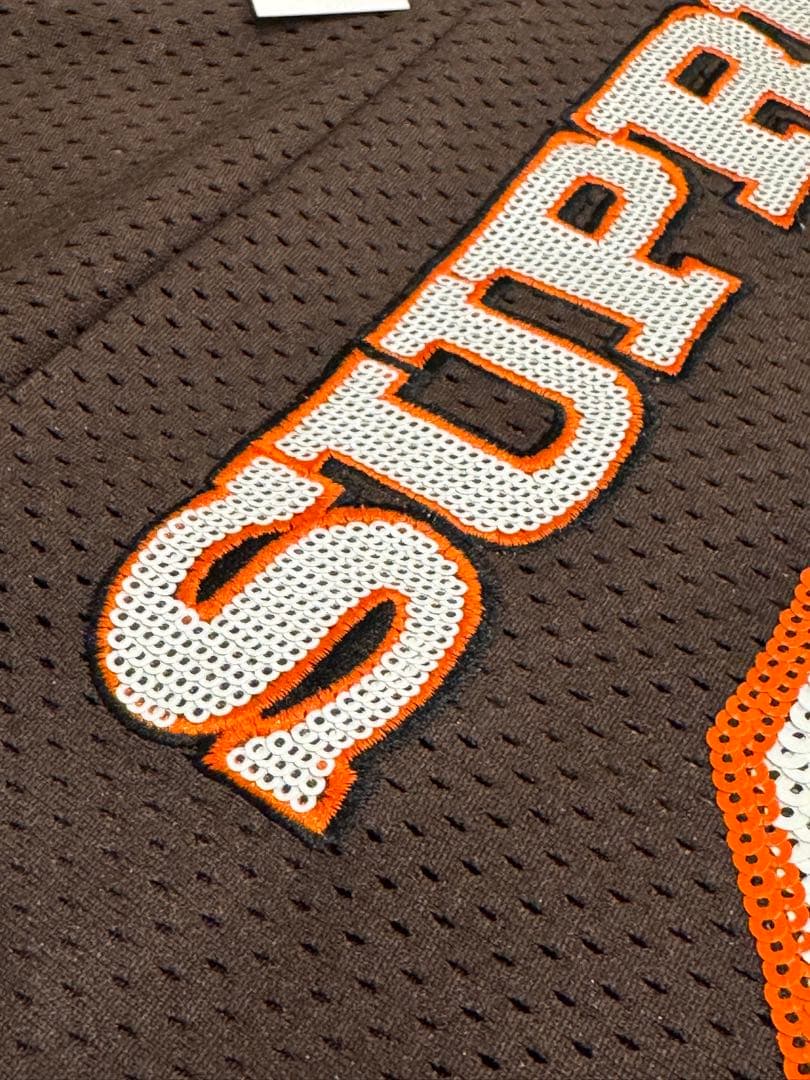 【新品】Supreme Sequin Football Jersey Mサイズ
