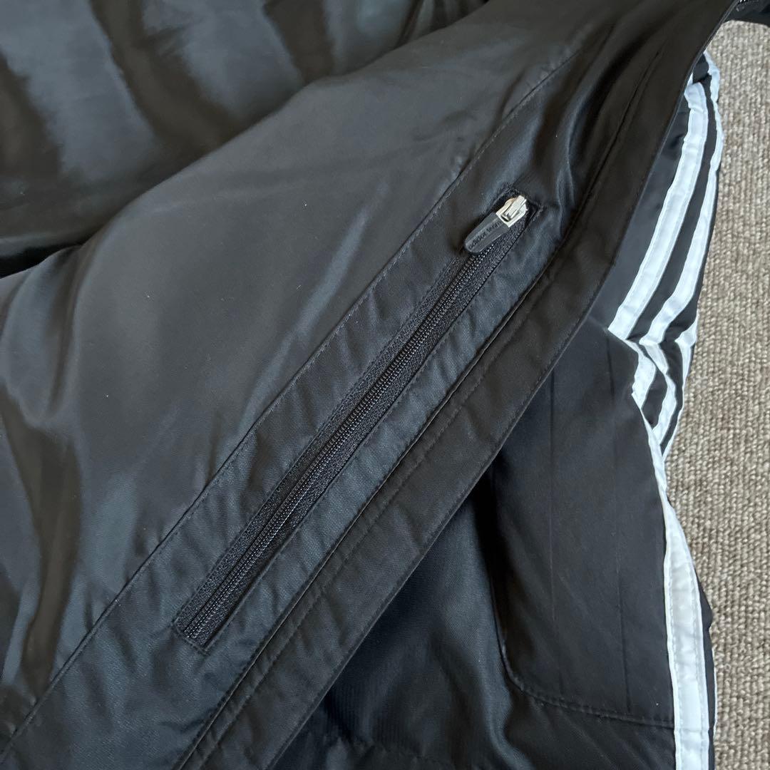 adidas TIRO15 黒 ダウンコート フード付き　ダウン70%