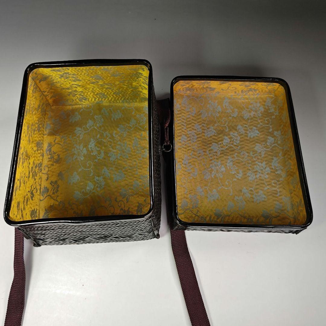 イ385 茶籠『茶籠野点セット一式　御所籠　茶篭』茶道具