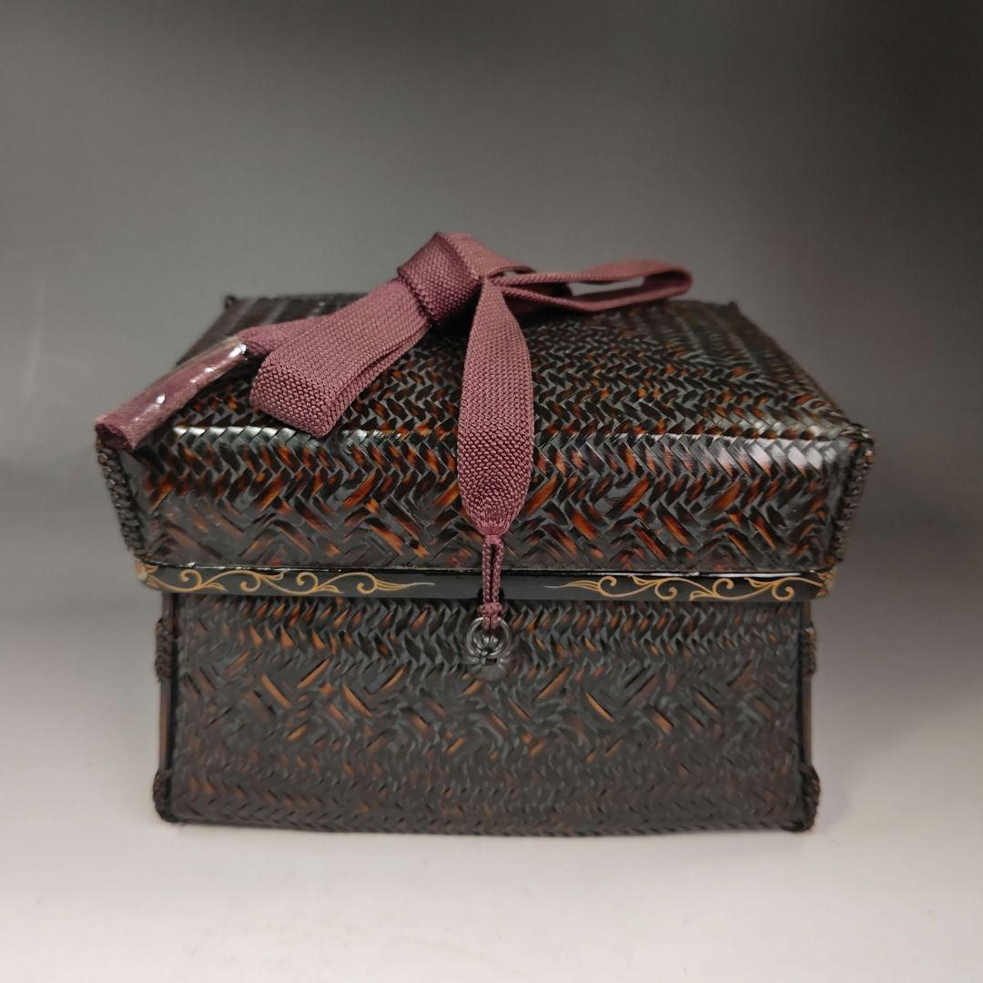 イ385 茶籠『茶籠野点セット一式　御所籠　茶篭』茶道具