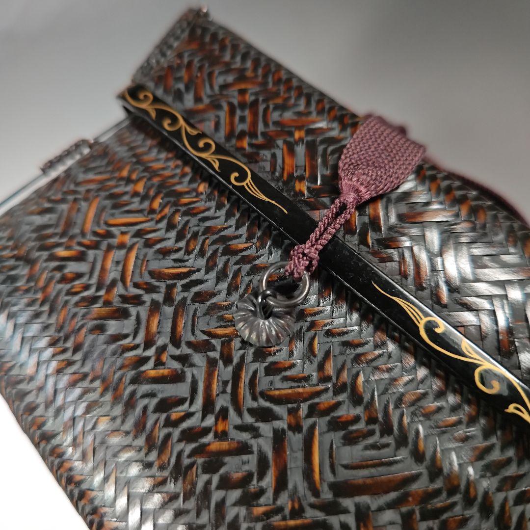 イ385 茶籠『茶籠野点セット一式　御所籠　茶篭』茶道具