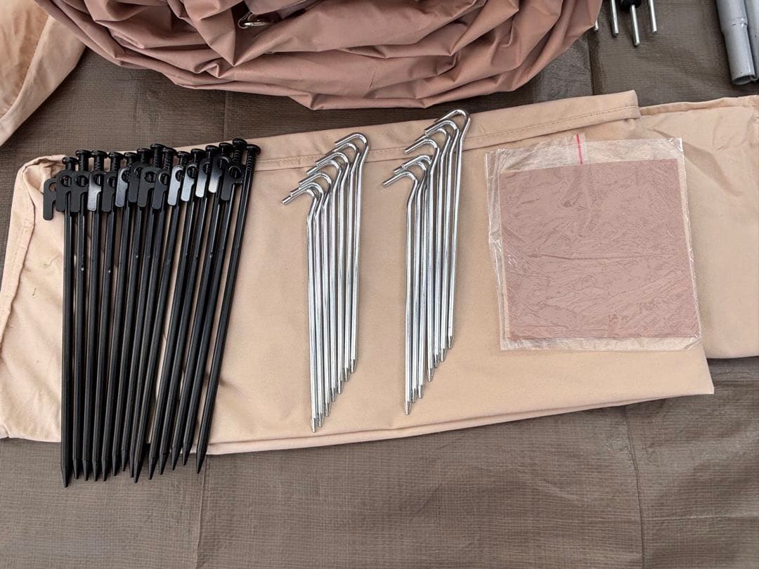 TOMOUNT ロッジ型 ワンポールテントTC ポリコットン4-6人（送料込）