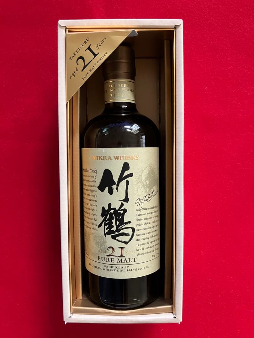 【24H限定】ニッカウヰスキー 竹鶴 21年 ピュアモルト 700ml