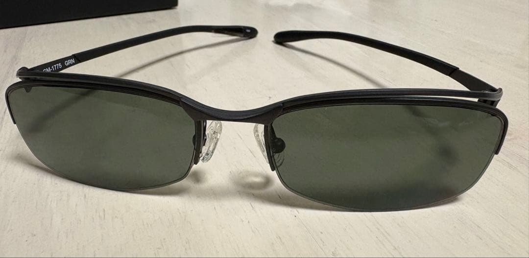 Gamakatsu サングラス ガンメタグリーン レンズ