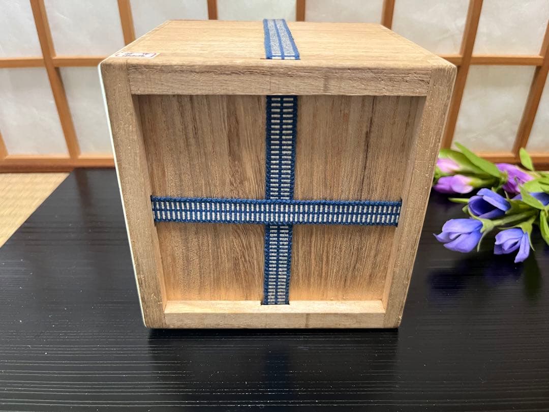 (ト9) 九谷焼 [北村 隆] 金彩香櫨　共箱　栞　美術工芸品　和モダン