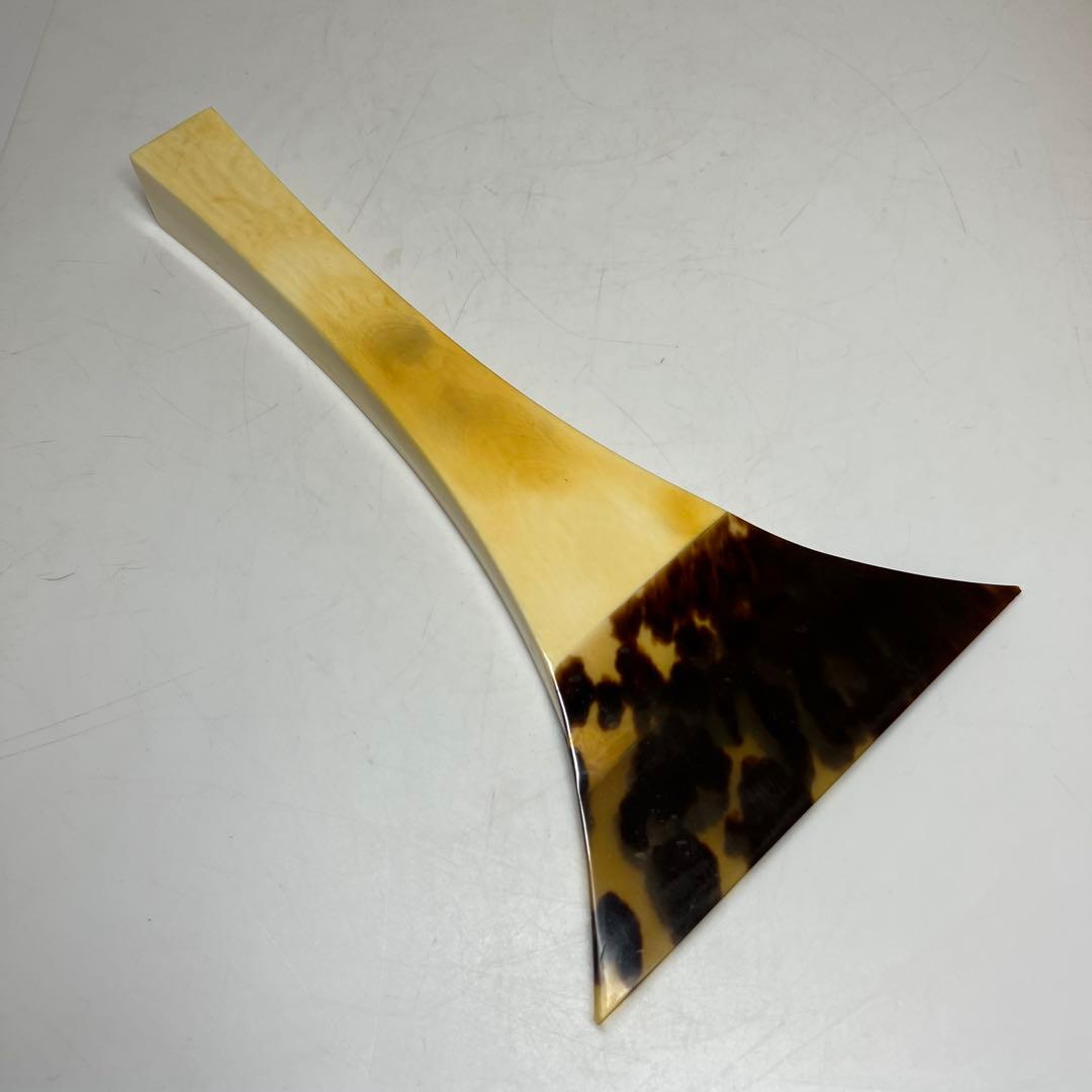 極上　鼈甲　津軽三味線バチ　ケース付　東Y7-1226①トコヒ