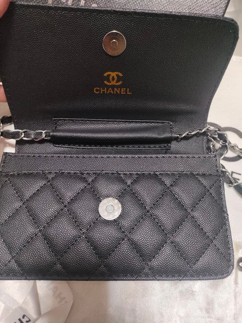 シャネル ショルダーバッグ ノベルティ シルバー