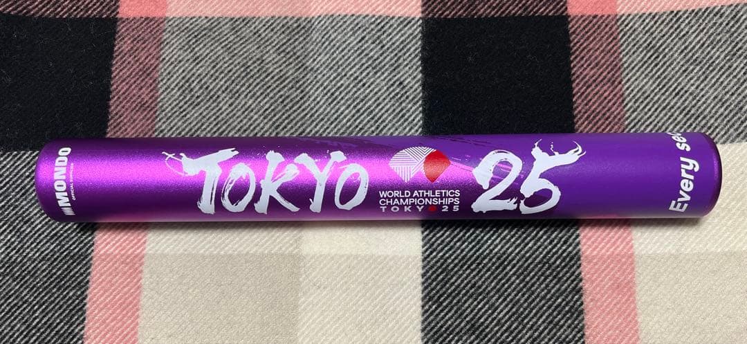 2025世界陸上オリジナル リレーバトン 江戸紫　レアグッズ