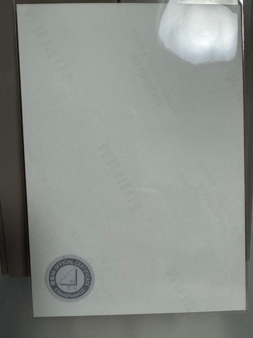 的野美青 直筆サイン写真 櫻坂46