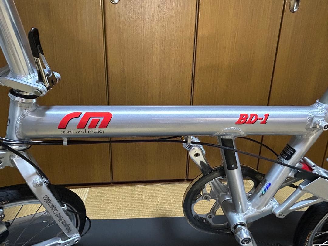 R&M BD-1 silver 折りたたみ自転車