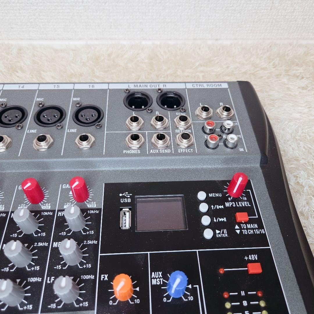 動作品✨Depusheng DX16 ミキサー サウンドコントローラー 16ch