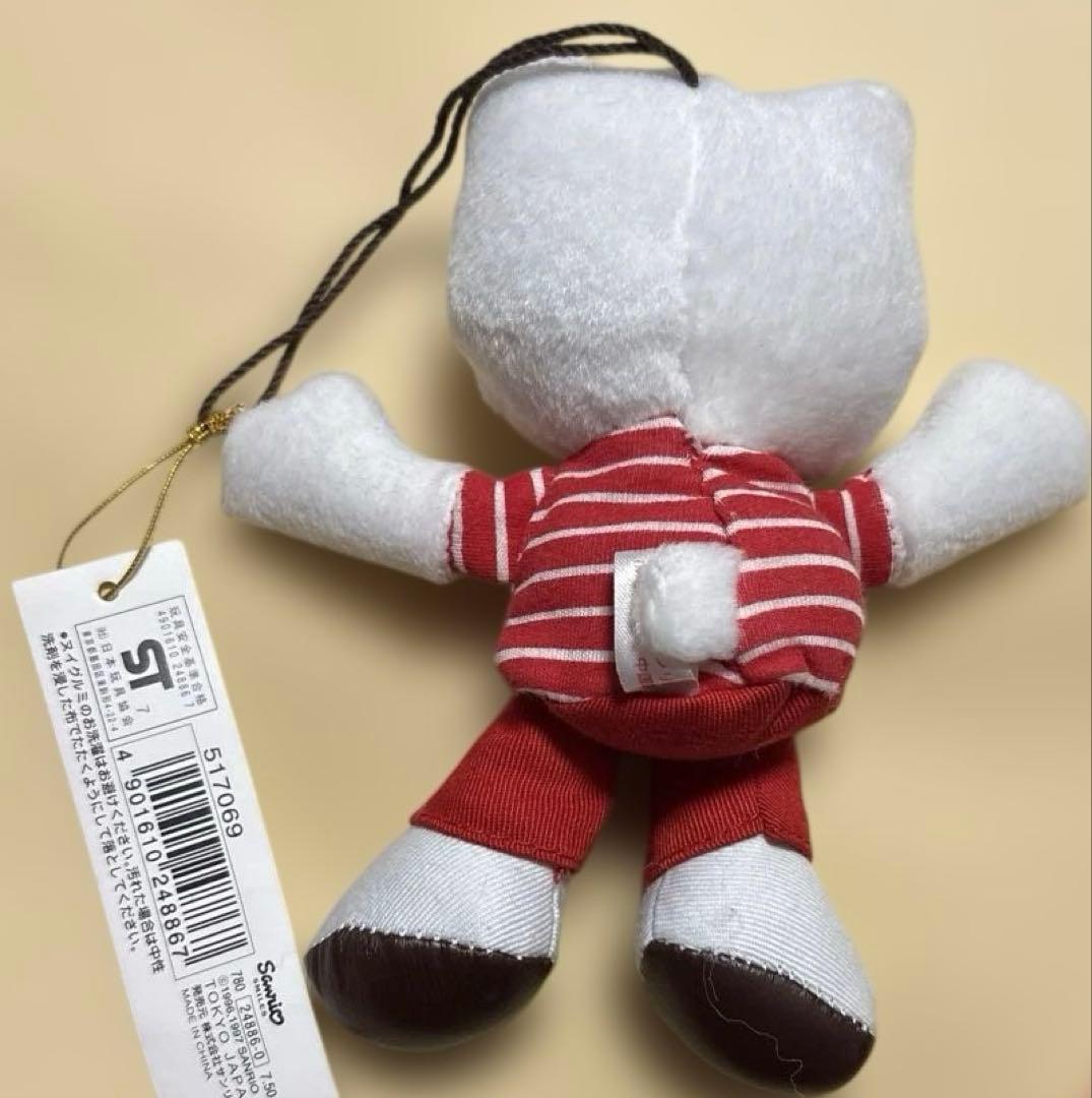 ハローキティ　1997年製　ぬいぐるみ　マスコット　希少品　当時物　キティ