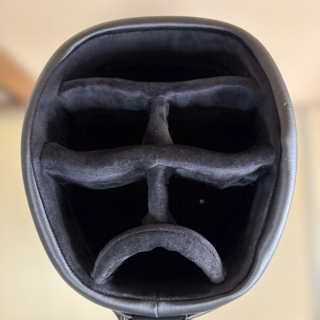 Vessel ブラック キャディバッグ