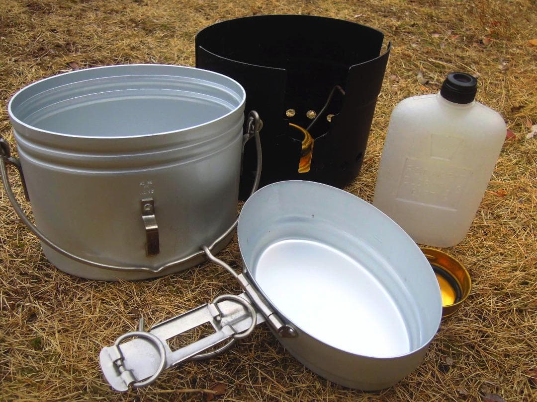 スウェーデン軍飯盒 メスキット NC66 無塗装アルミ 飯ごう