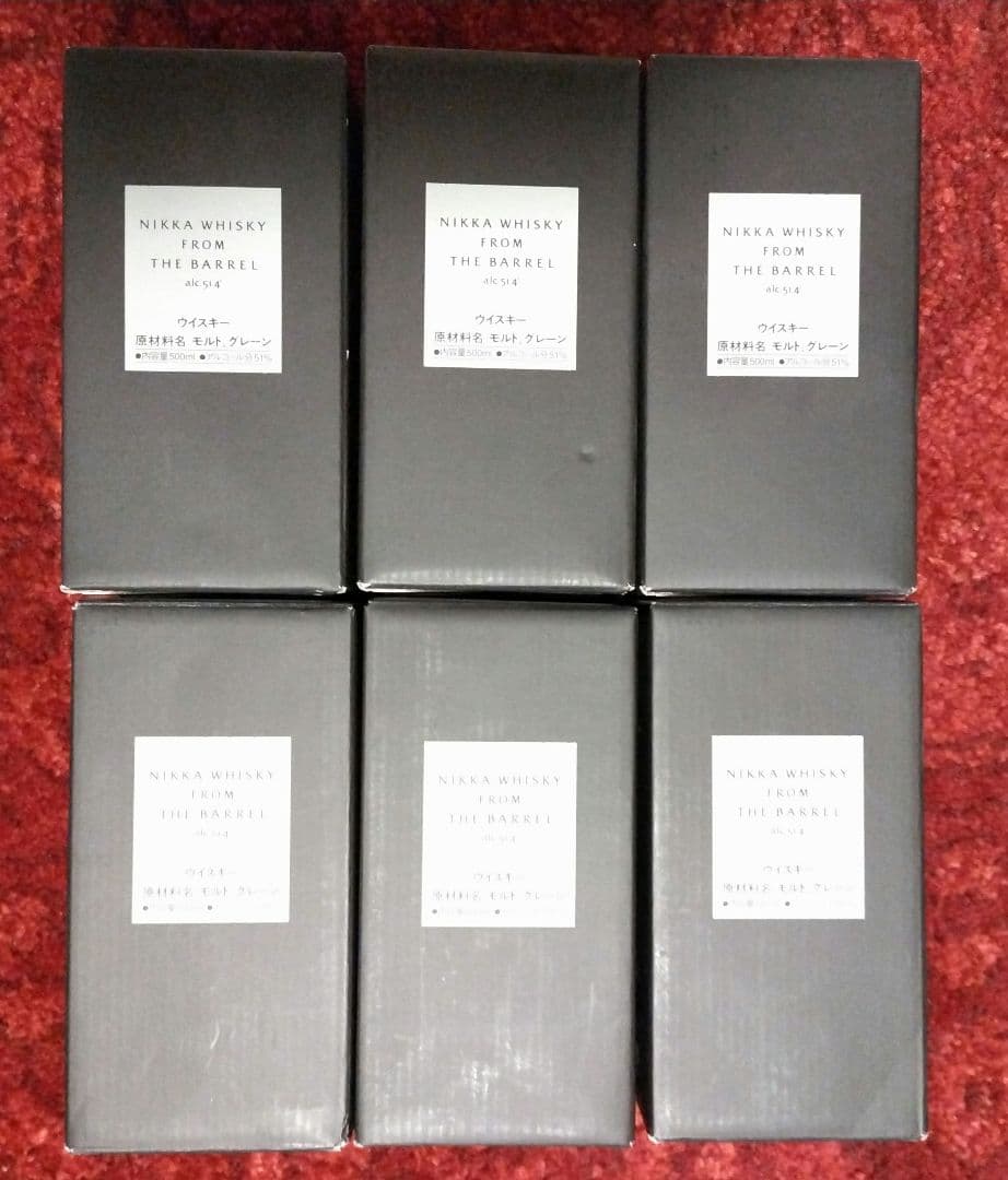 NIKKA WHISKY FROM THE BARREL 6本セット