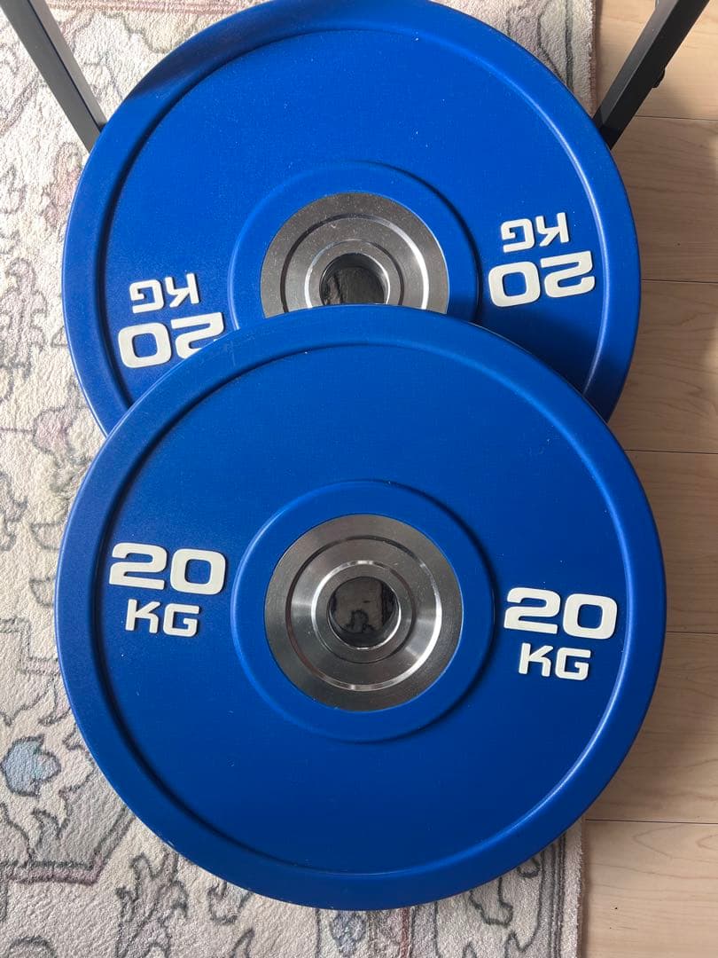 20kg ダンベルプレート 青 2枚セット
