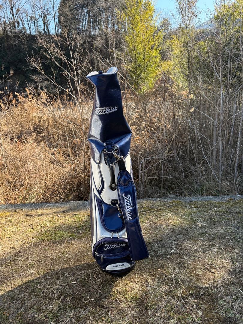 Titleist キャディバッグ ネイビー/ホワイト