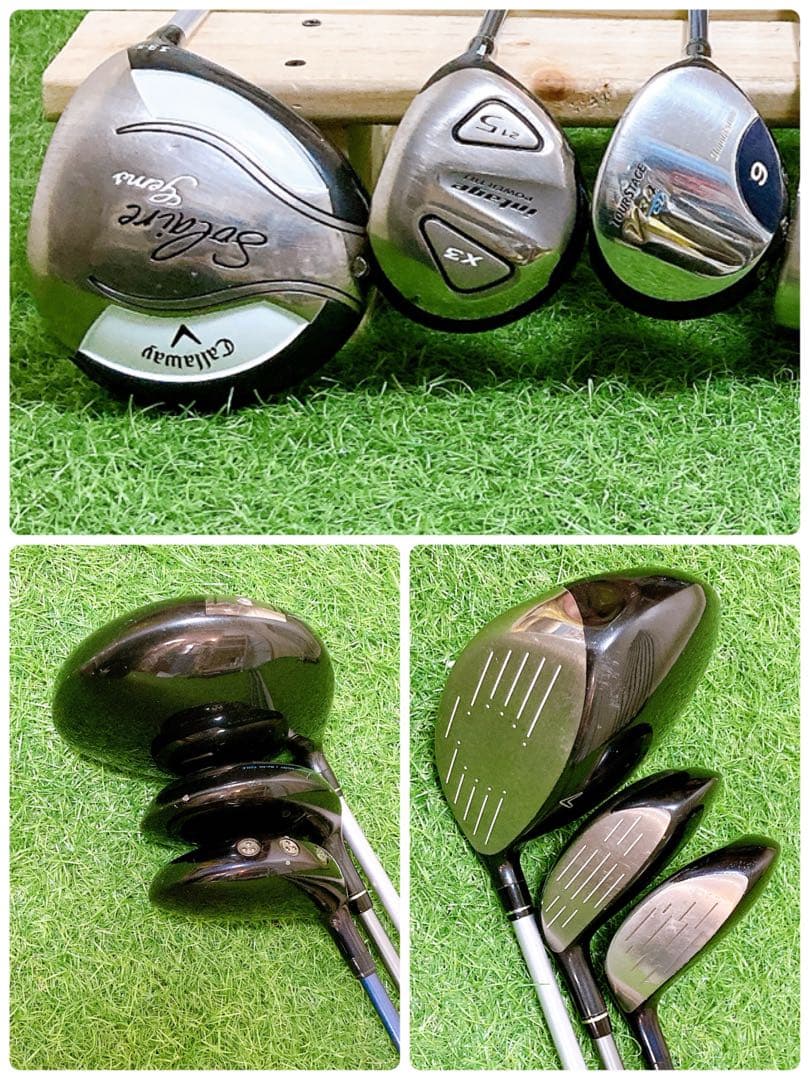 1 初心者オススメ　ゴルフ　クラブセット　レディース　バッグキャロウェイ