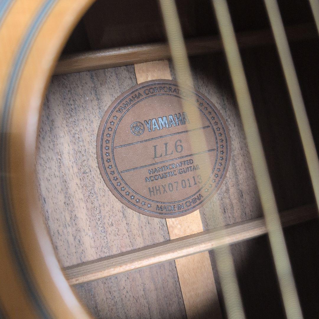 YAMAHA LL6トップ単板 美音　ちょい難あり