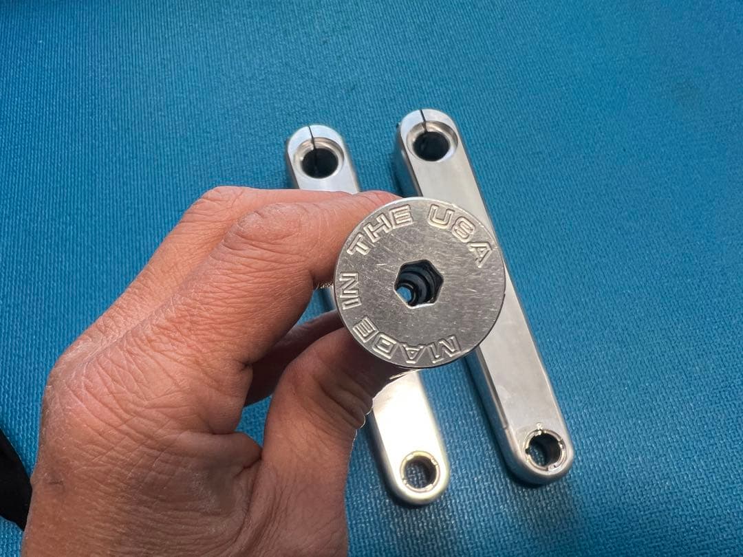 RNC BMX 7075 aluminum 3pcsクランク165mm,19mm