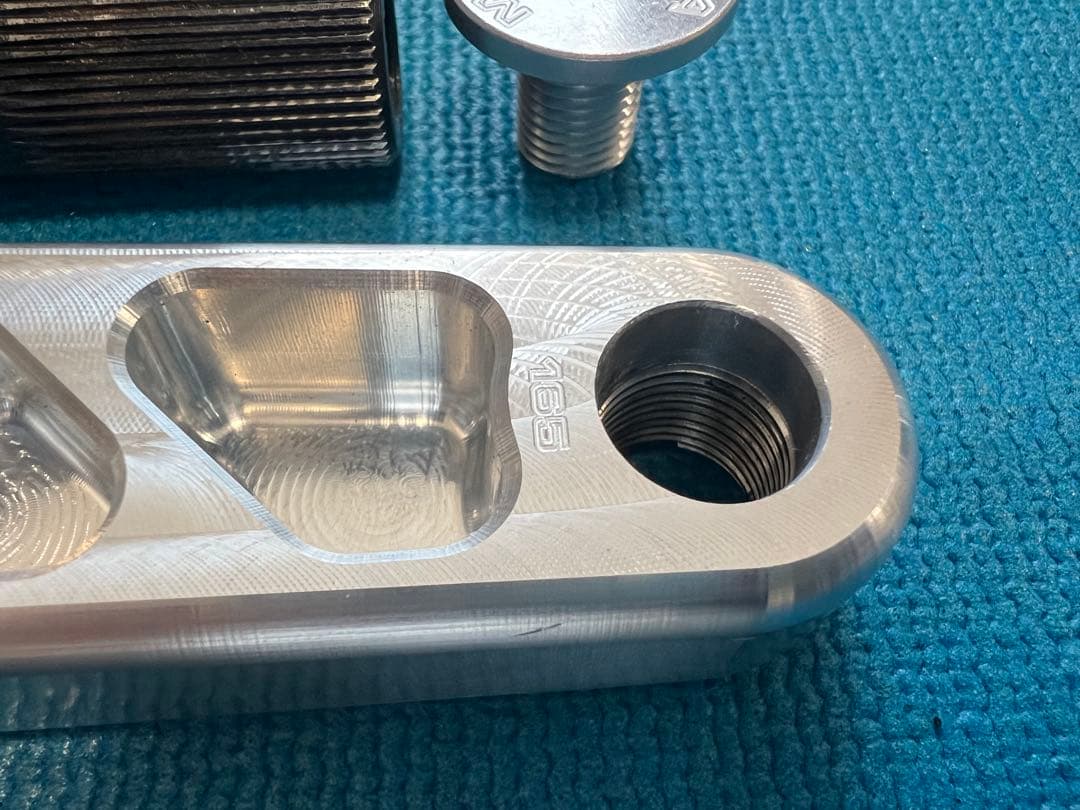 RNC BMX 7075 aluminum 3pcsクランク165mm,19mm