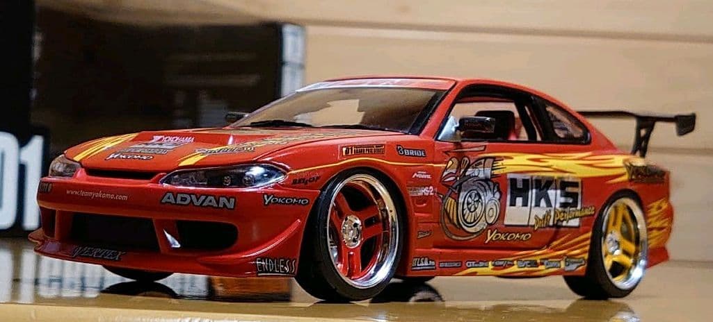 ホットワークス 1/24 D1シリーズ HKS S15 シルビア HW24008