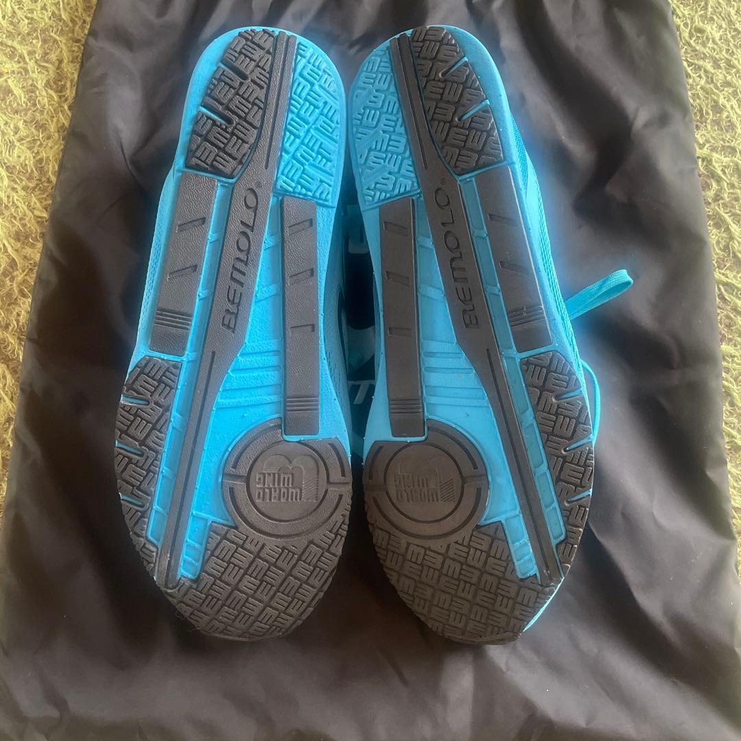 WORLD WING BEMOLOビモロシューズ ブルー 24.5cm