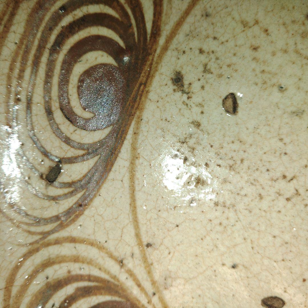 古瀬戸　馬目石皿　骨董品