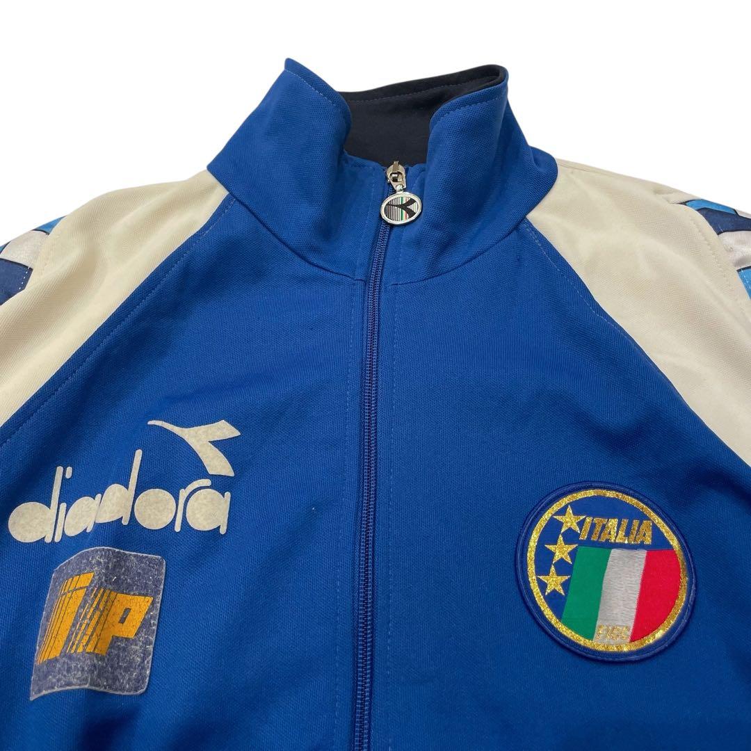 ヴィンテージDiadoraイタリア代表トラックジャケットサッカージャージ80s