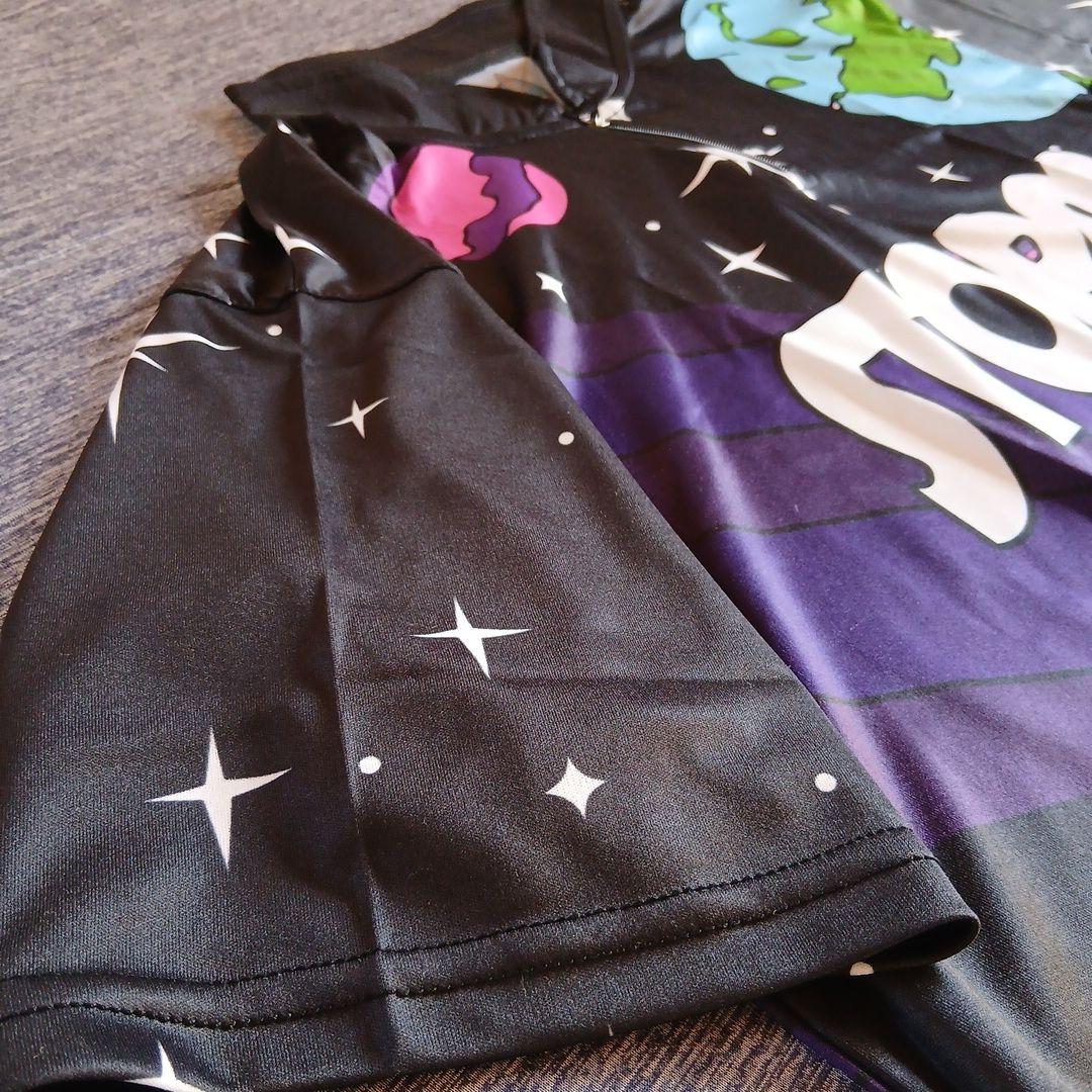 ✨新品✨ボウリングウェア　STORM　サイズXL　ブラック　宇宙人　宇宙飛行士