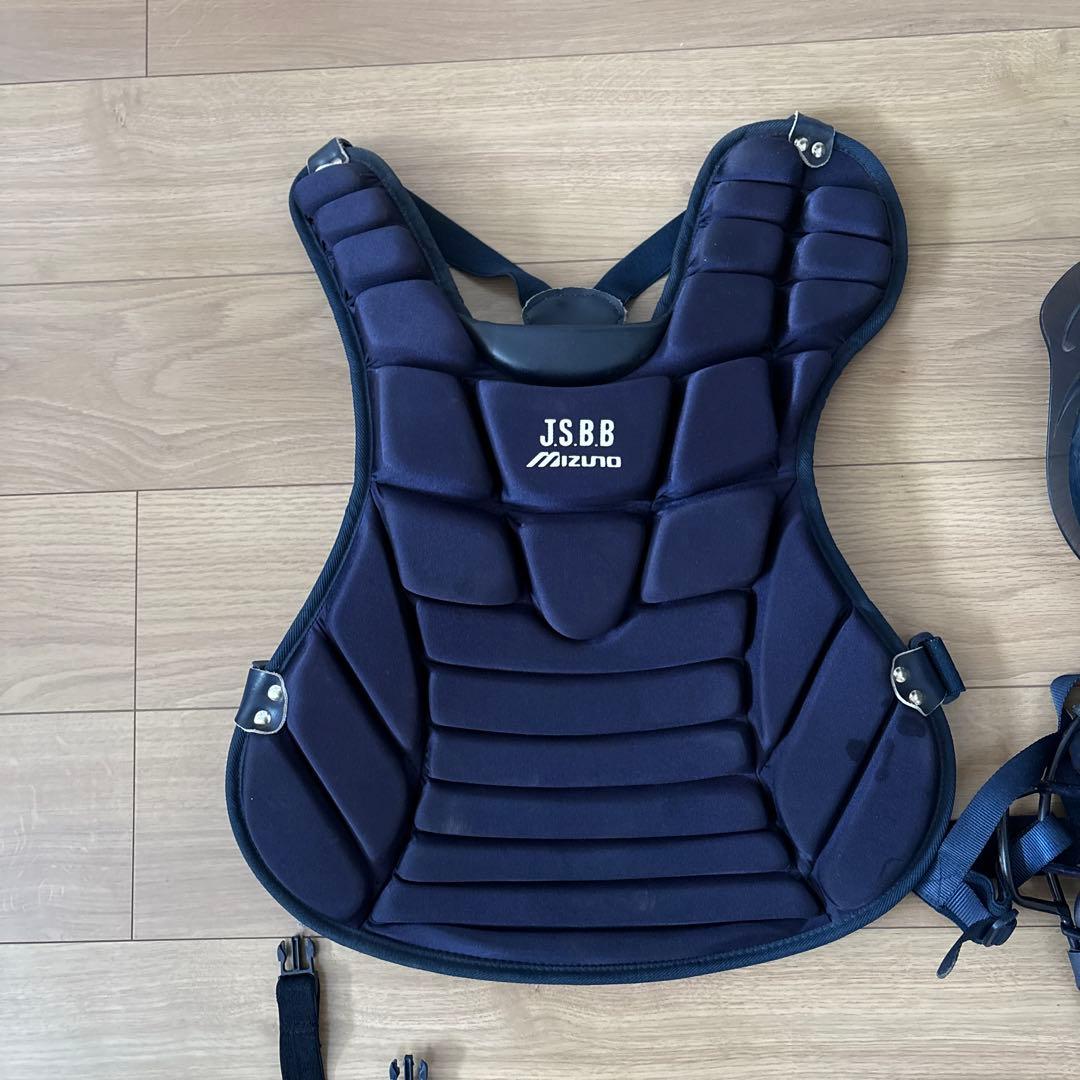 が*わ様 軟式キャッチャー防具一式　ネイビー