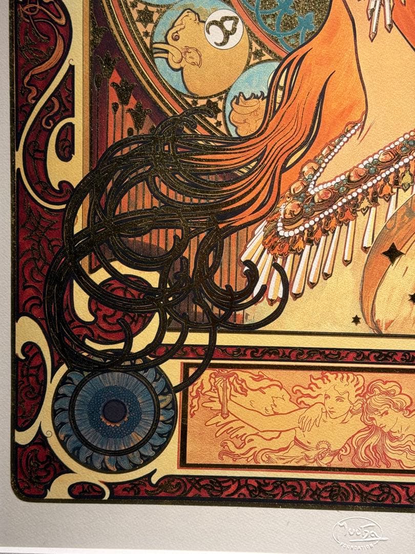 Alphonse Mucha 『黄道十二宮』　証明書