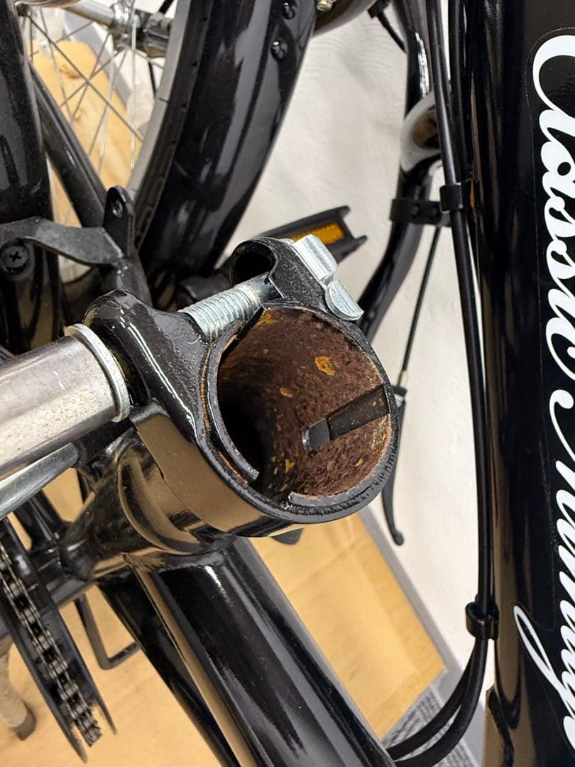 ミムゴ　 折りたたみ自転車　20インチ6段変速MG-CM206G-RLブラック