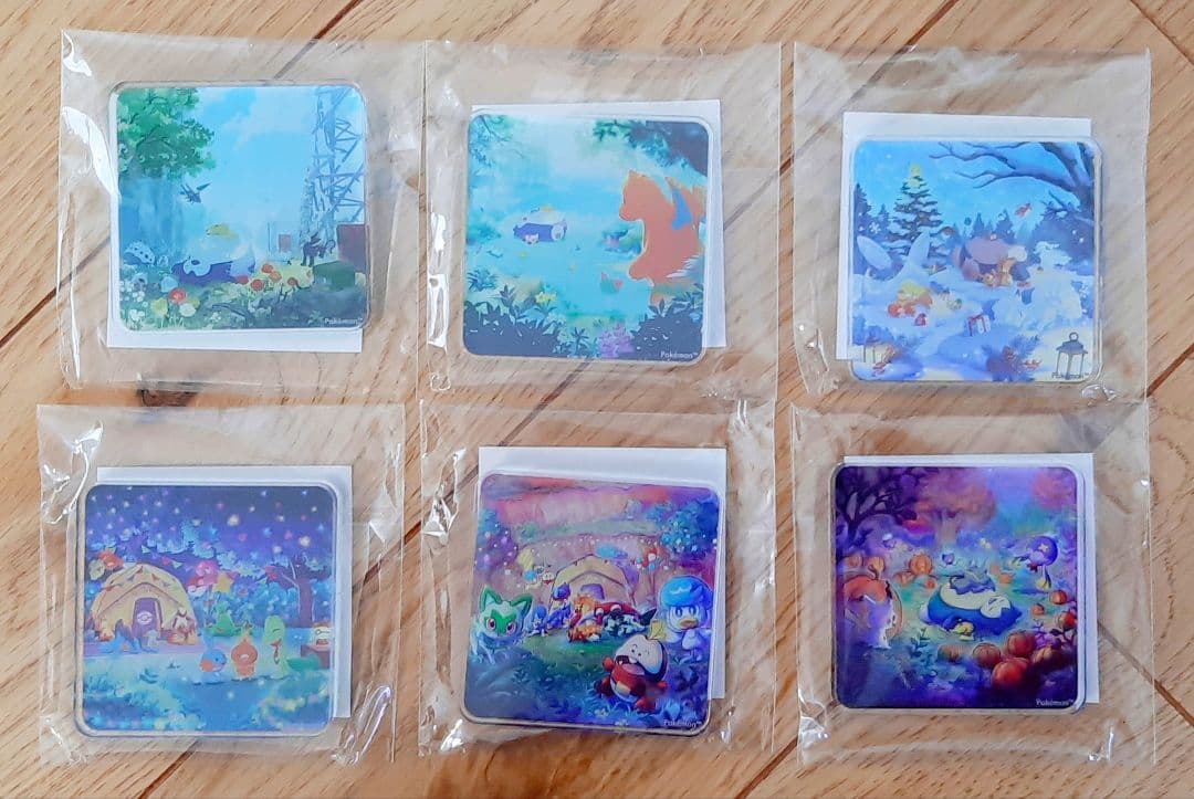 ポケモンスリープ アクリルマグネット ポケスリ 渋谷 コンプ 6種