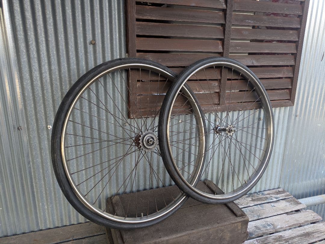 アラヤ BEホイール 実用車 前後セット 昭和 レトロ 自転車