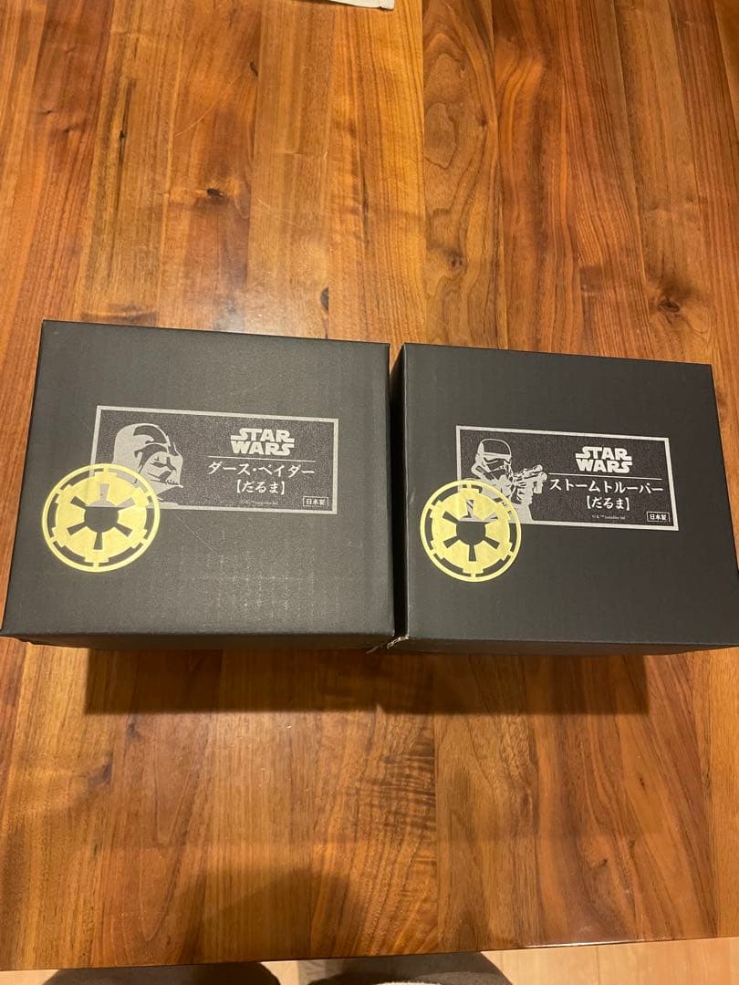 スターウォーズ　だるま　2個セット　ダースベイダー　ストームトルーパー