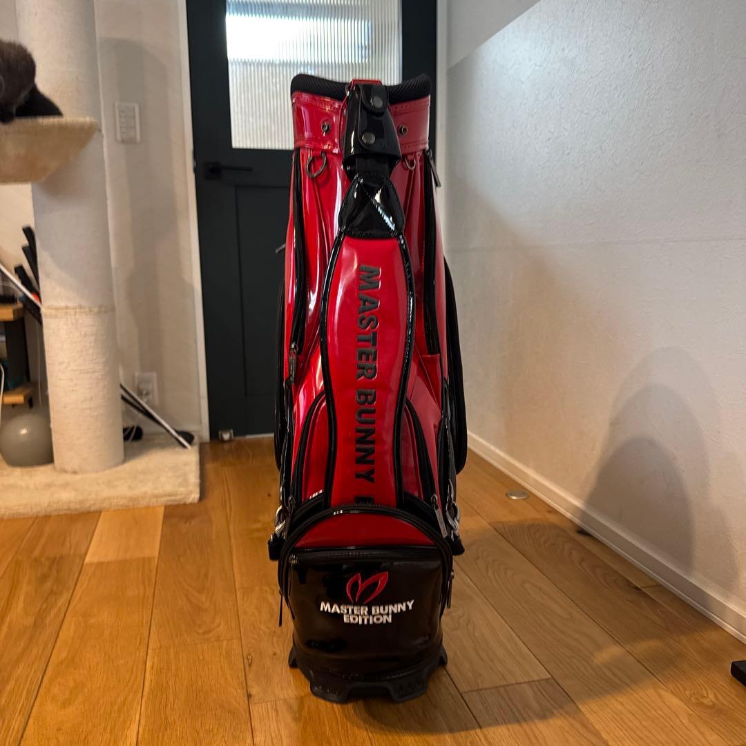 MASTER BUNNY EDITION キャディバッグ 赤黒